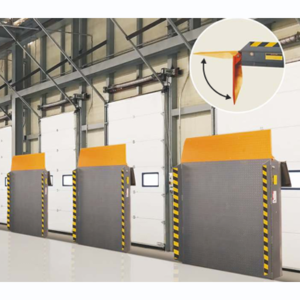 Vertical Storing Radius Lip Dock Levelers